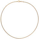 Collier semi-rigide en plaqué-or.  Adolescent Adulte Femme Fille Indémodable 