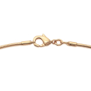 Collier semi-rigide en plaqué-or.  Adolescent Adulte Femme Fille Indémodable 