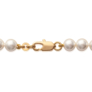 Collier en plaqué-or.<br/>Perles d'imitation de Majorque. Boule Perle  Adulte Femme Indémodable Mariage 