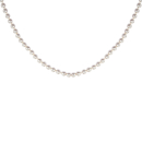 Collier de perles avec fermoir en plaqué or.<br/>Perles d'imitation de Majorque. Boule Perle  Adulte Femme Indémodable Mariage 