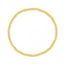 Bracelet élastique boules en plaqué or. Elastique Perle  Adolescent Adulte Femme Fille Indémodable 