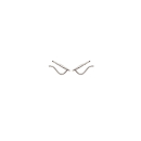 Boucles d'oreilles feuilles en argent 925/000 rhodié. Feuille  Adolescent Adulte Femme Fille Indémodable Nature 
