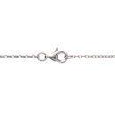 Collier triangle en argent 925/000 rhodié et oxyde de zirconium. Triangle  Adolescent Adulte Femme Fille Indémodable 