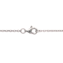 Collier triangle en argent 925/000 rhodié et oxyde de zirconium. Triangle  Adolescent Adulte Femme Fille Indémodable 