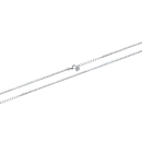 Bracelet en argent 925/000 rhodié et oxydes de zirconium. Carré Strass  Adolescent Adulte Femme Fille Indémodable 
