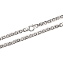 Collier en argent 925/000.<br/>Maille Jaseron. Rond  Adulte Femme Indémodable 