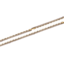 Bracelet en plaqué-or et oxyde de zirconium. Rivière de pierres Rond  Adolescent Adulte Femme Fille Indémodable 