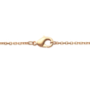 Collier en plaqué or et oxyde de zirconium.  Adolescent Adulte Femme Fille Indémodable 