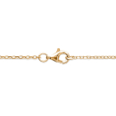 Collier avec pendentif en plaqué or et labradorite. Rond  Adolescent Adulte Femme Fille Indémodable 