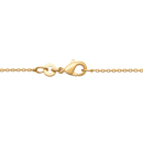 Collier composé d'une chaîne et d'un pendentif de plumes en plaqué or jaune 18 carats pavé d'oxydes de zirconium blancs.<br/>Fermoir mousqueton avec anneaux de rappel à 40, 42 et 45 cm. Plume Strass  Adolescent Adulte Femme Fille Indémodable 