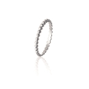Bague alliance boules fines en argent 925/000. Alliance Anneau Boule  Adolescent Adulte Femme Fille Indémodable 