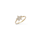 Bague Etoile en plaqué or et oxydes de zirconium. Anneau Etoile  Adolescent Adulte Femme Fille Indémodable 