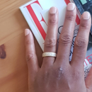 Bague alliance en plaqué or jaune 18 carats pavée d'oxydes de zirconium blancs. Alliance Anneau  Adolescent Adulte Femme Fille Indémodable Mariage 
