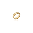 Bague en plaqué or 18 carats sertie d'oxydes de zirconium blancs. Alliance  Adulte Femme Indémodable 