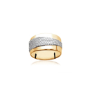 Bague en plaqué or et oxydes de zirconium.  Adolescent Adulte Femme Fille Indémodable 